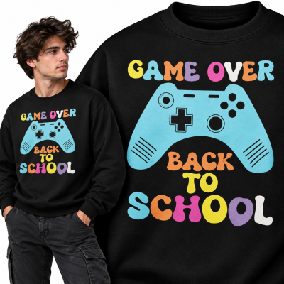 BLUZA ŚMIESZNA  GAME OVER SCHOOL